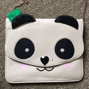 Betsy Johnson panda purse